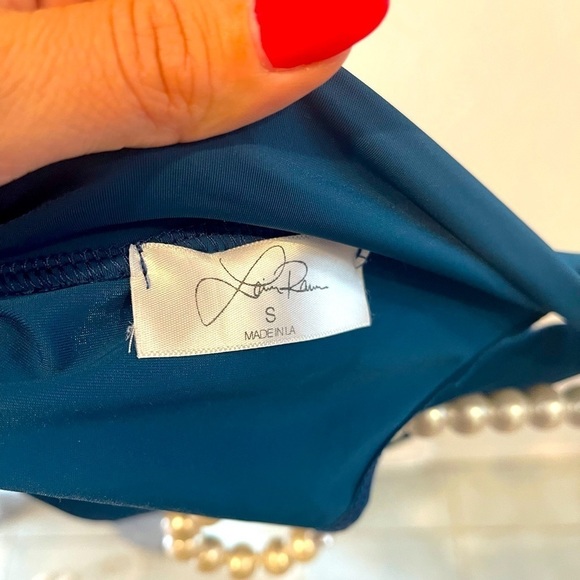 LAINA Rauma Ocean Teal High Jump Kini Set Bikini - Picture 4 of 15